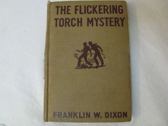 Hardy Boys The Flickering Torch Mystery War Time Print 1943 Grosset And Dunlap
