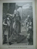 Large Der Pentateuch Bible German Profusely Illustrated Austria 19th Century