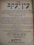 Ein Yaakov or En Jacob Vintage 5 Volume Complete Set Vilna 1922