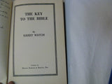 The Key To The Bible By Harry Waton 1952 Spinoza Inst. Kabbalah & Mathematical